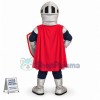 Excited Soldier With Power Mascot Costume