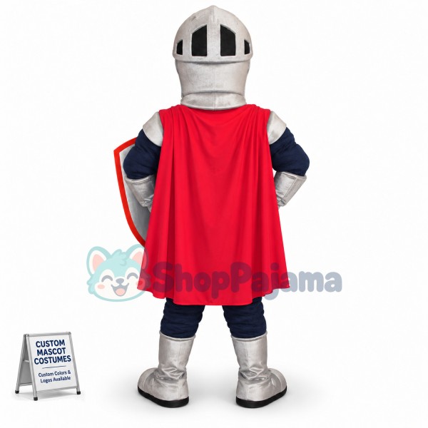Excited Soldier With Power Mascot Costume
