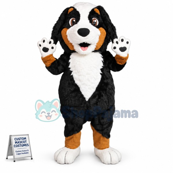 Mixed Furry Lovely Puppy Mascot Costume