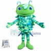 Bewildering Emerald Caterpillar Mascot Costume