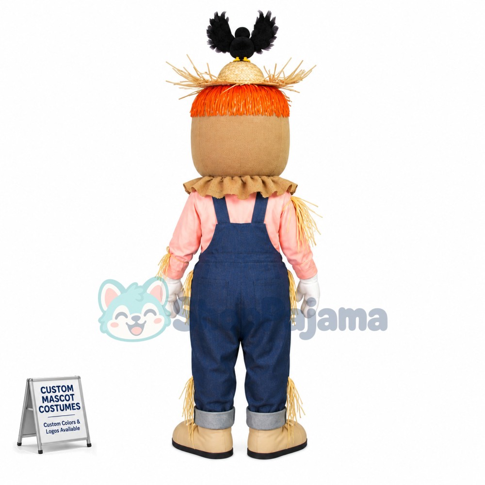 The Eye-catching Scarecrow Guarding The Farmland Mascot Costume