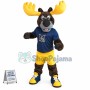 Adult Sport Moose With Strong Antlers Mascot Costume