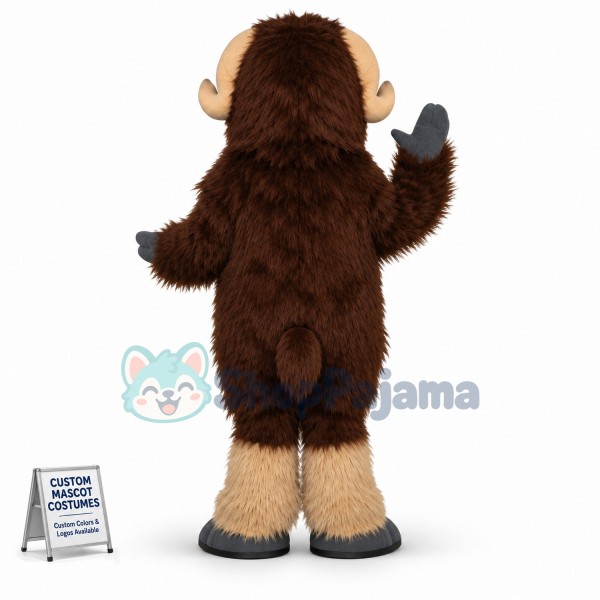 Wanton Cheerful Long-haired Tibetan Antelope Mascot Costume