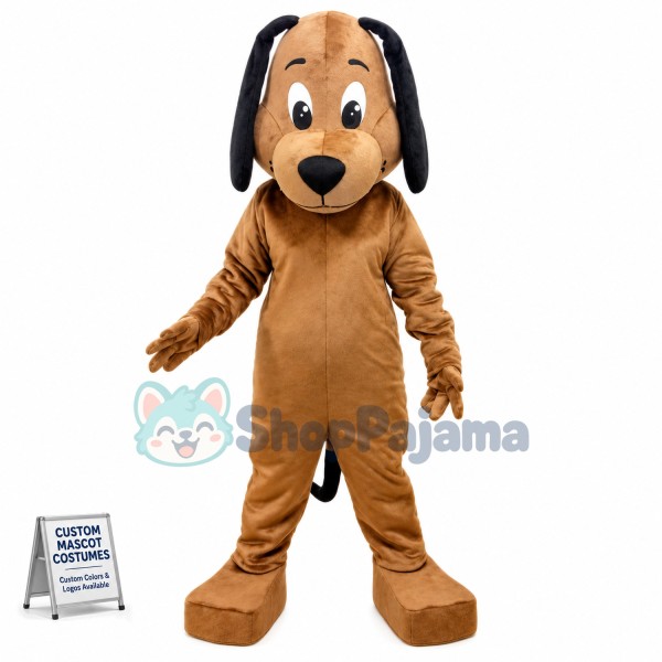 Well Behaved Brown Dog Mascot Costume