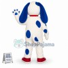 Well-behaved Blue Lop-eared Dog Mascot Costume