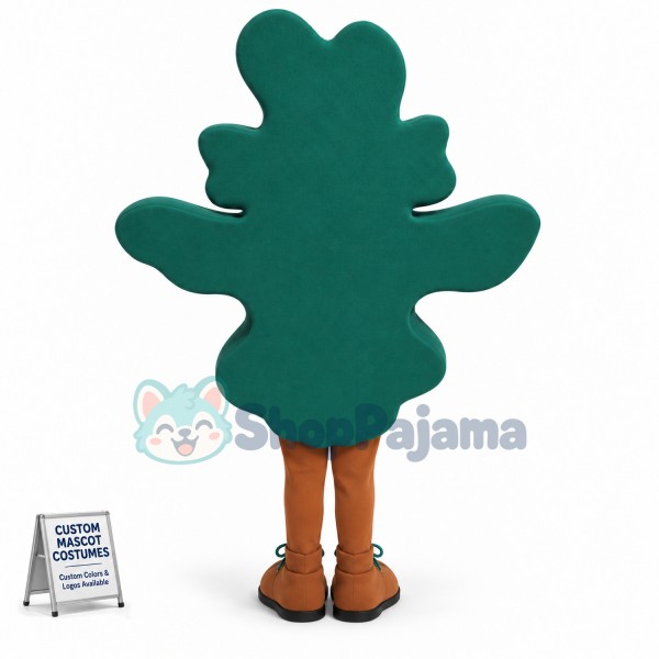 The Green Leaf of The Park Mascot Costume