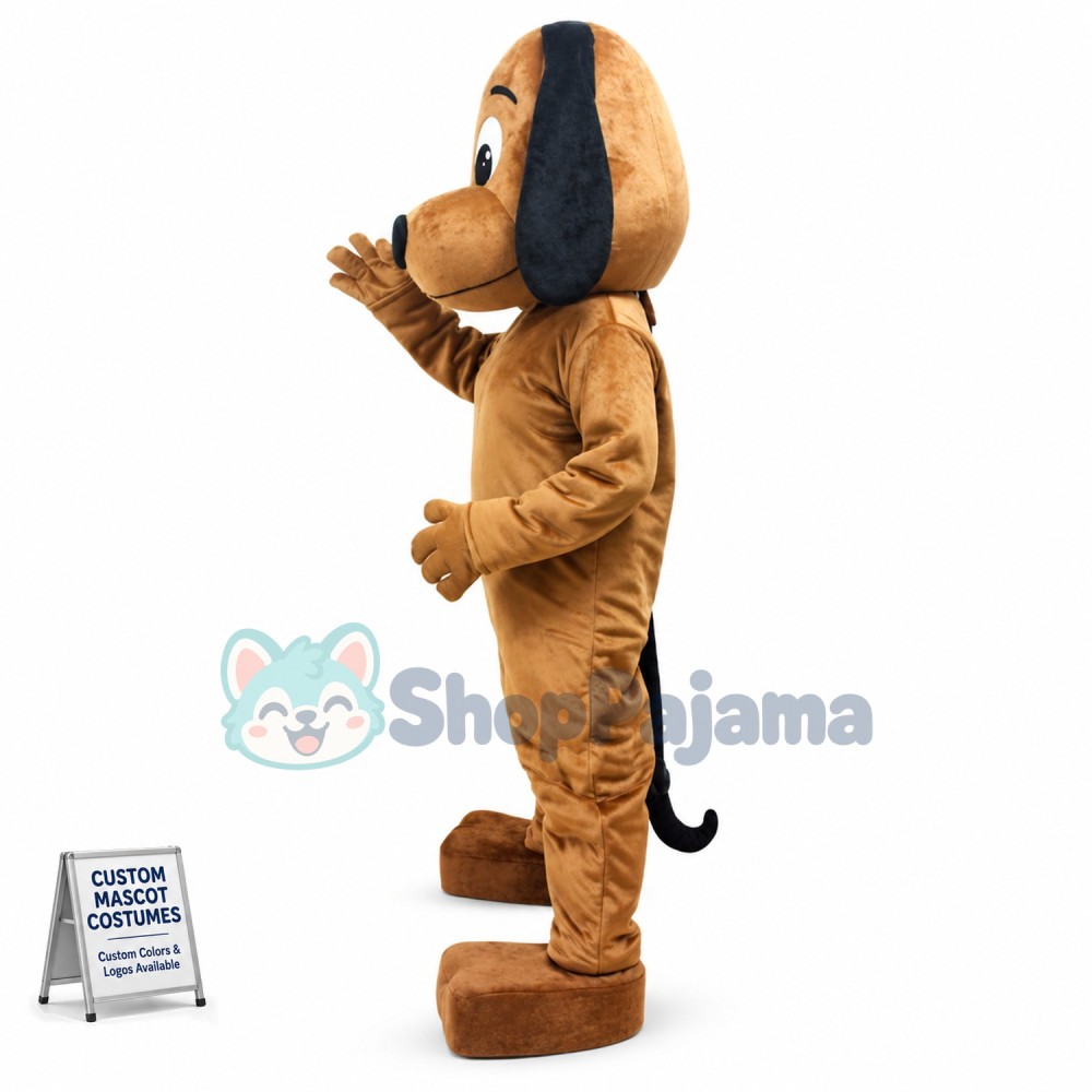 Well Behaved Brown Dog Mascot Costume