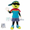 Sunglasses Tennis Ball Mascot Costume For The Tennis Center