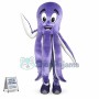 Free Purple Octopus In The Sea Mascot Costume