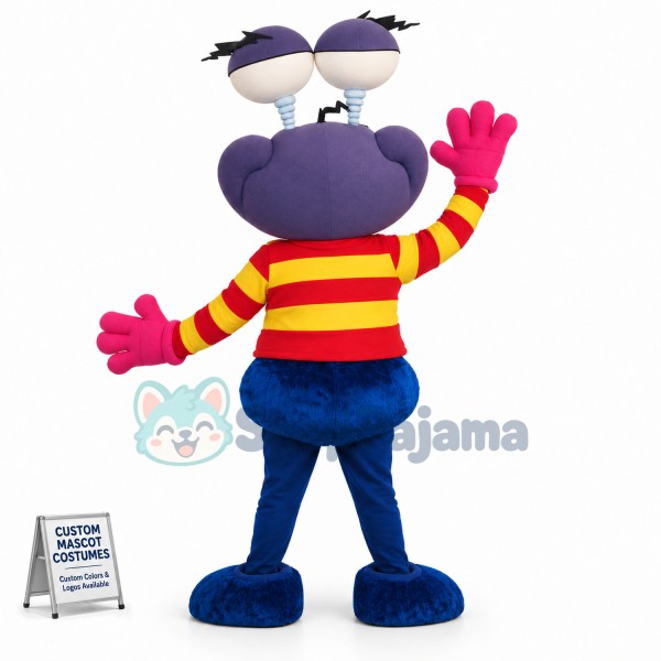 Huge Mosquito With Popping Eyes Mascot Costume
