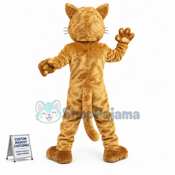 Threatening Adult Tiger In The Forest Mascot Costume