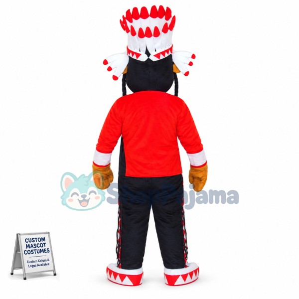 Black Indian Patriarch Mascot Costume