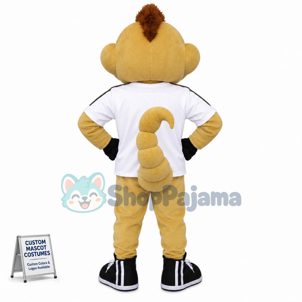 Calm Smiley Doll Mascot Costume Of College