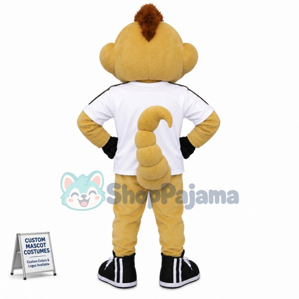 Calm Smiley Doll Mascot Costume Of College