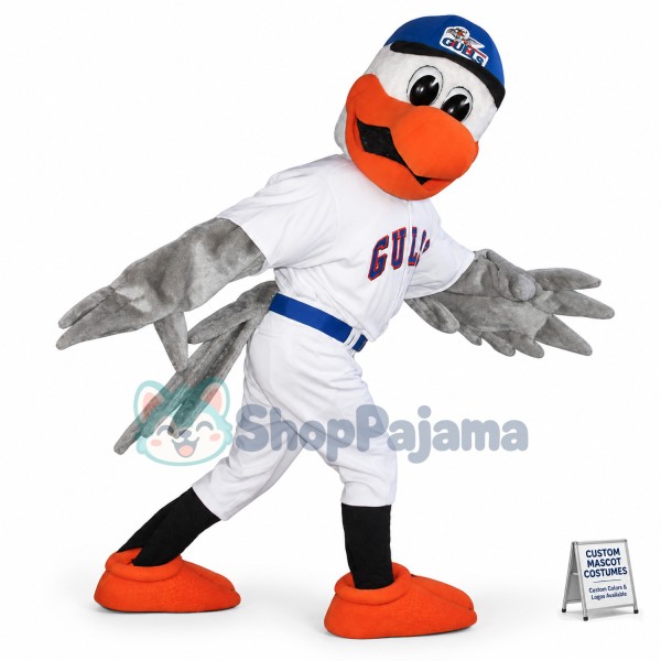 Agile Baseball Catcher Bird Mascot Costume