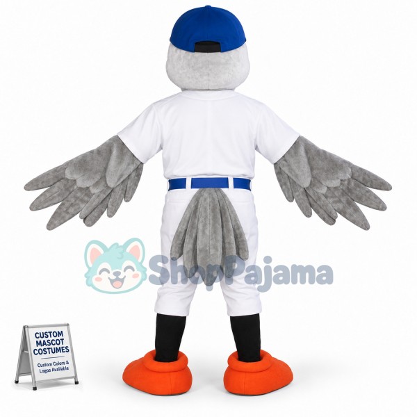 Agile Baseball Catcher Bird Mascot Costume