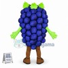 Bunch of Vibrant Blue Grapes Mascot Costume