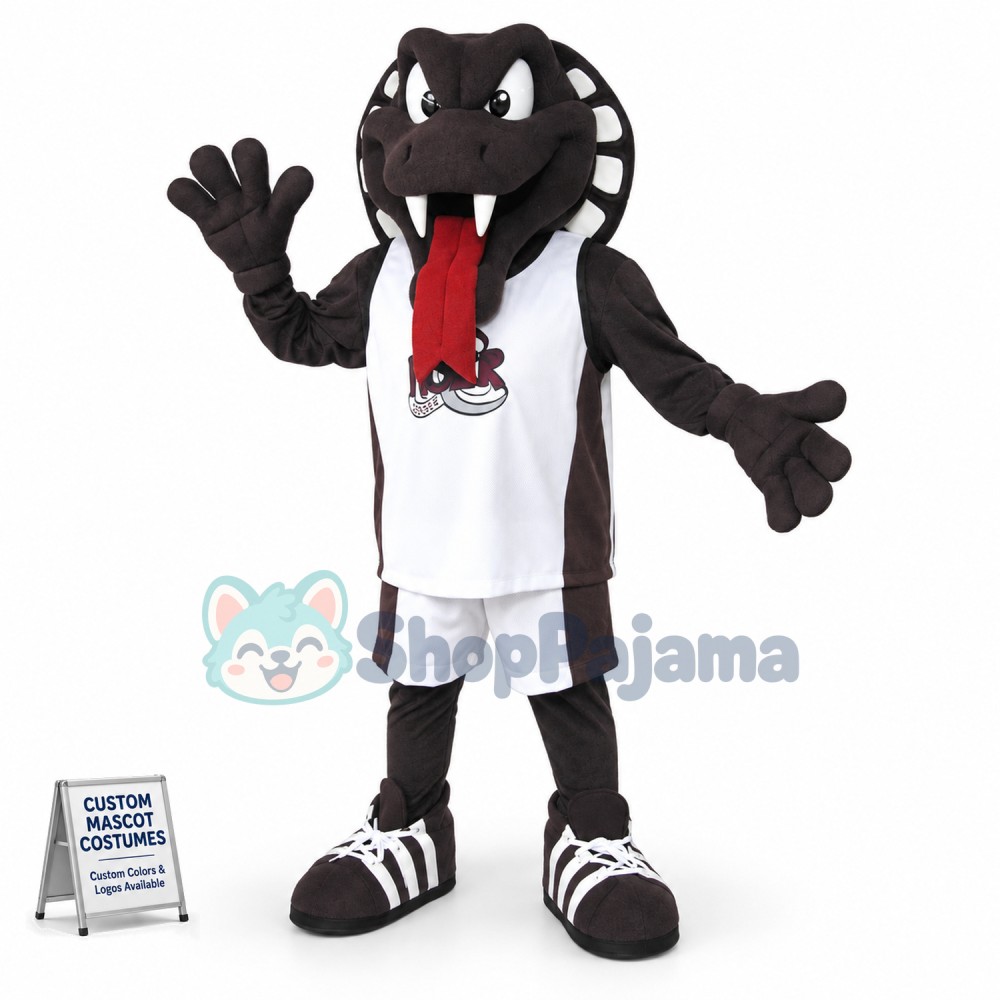 Shocking Horror Snake Mascot Costume For School