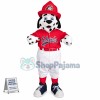 Capable Dalmatian As Administrator Mascot Costume