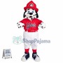 Capable Dalmatian As Administrator Mascot Costume