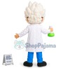 Gray-haired Scientist In The Laboratory Mascot Costume