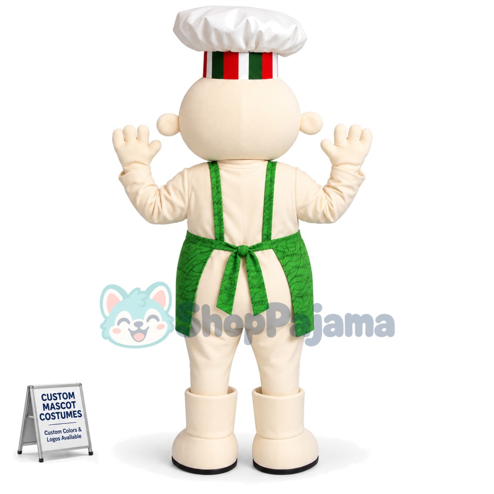Careful Restaurant Apprentice Mascot Costume
