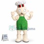 Careful Restaurant Apprentice Mascot Costume