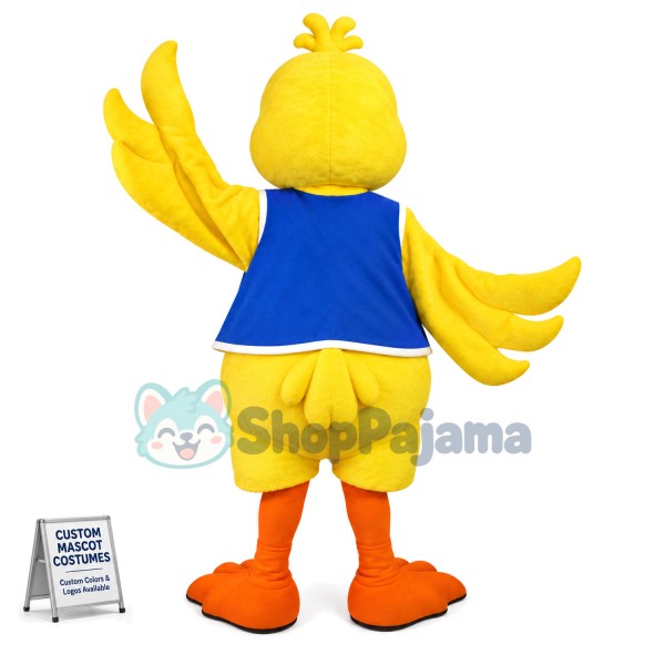 Yellow Duck Mascot Costume For Market