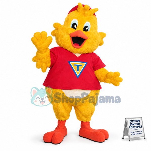 Stout Chicken Mascot Plush Costume