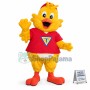 Stout Chicken Mascot Plush Costume