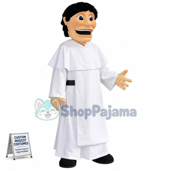 Chanting Priest In The Church Mascot Costume