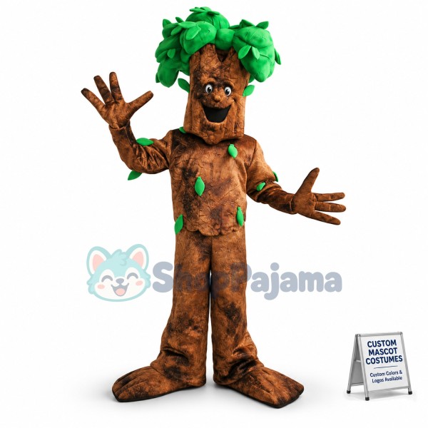 Thriving Sprouted Young Sapling Mascot Costume