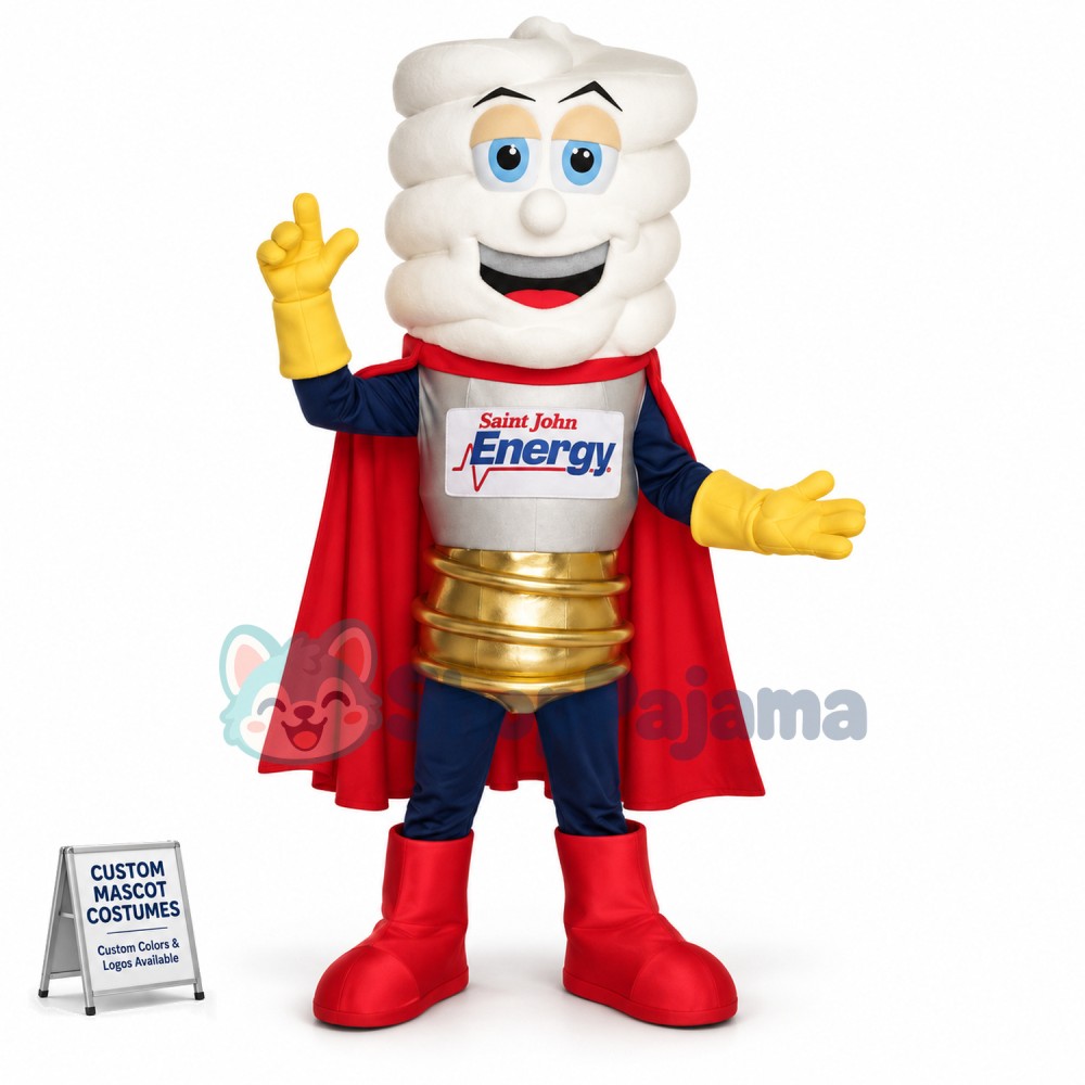 Energy-saving Lamp For Energy Company Mascot Costume