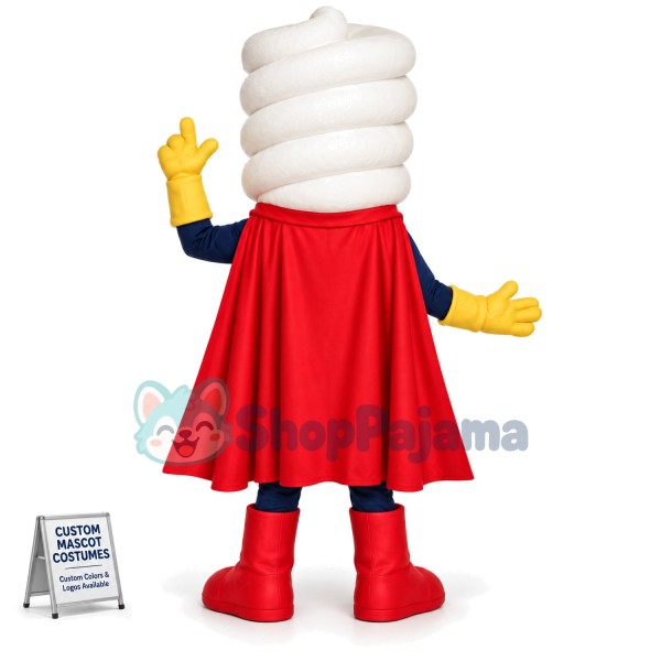 Energy-saving Lamp For Energy Company Mascot Costume