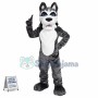 Tactical Meticulous Gray Wolf Mascot Costume