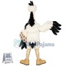 Panicked Bald Ostrich Mascot Costume