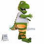 Frightening Green Tyrannosaurus Mascot Costume