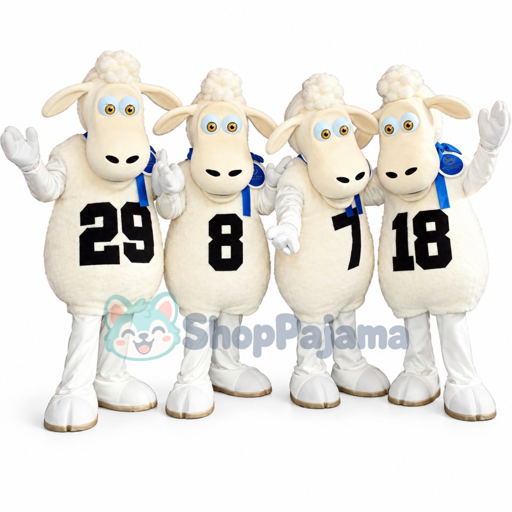 United Sheep of Team Mascot Costume