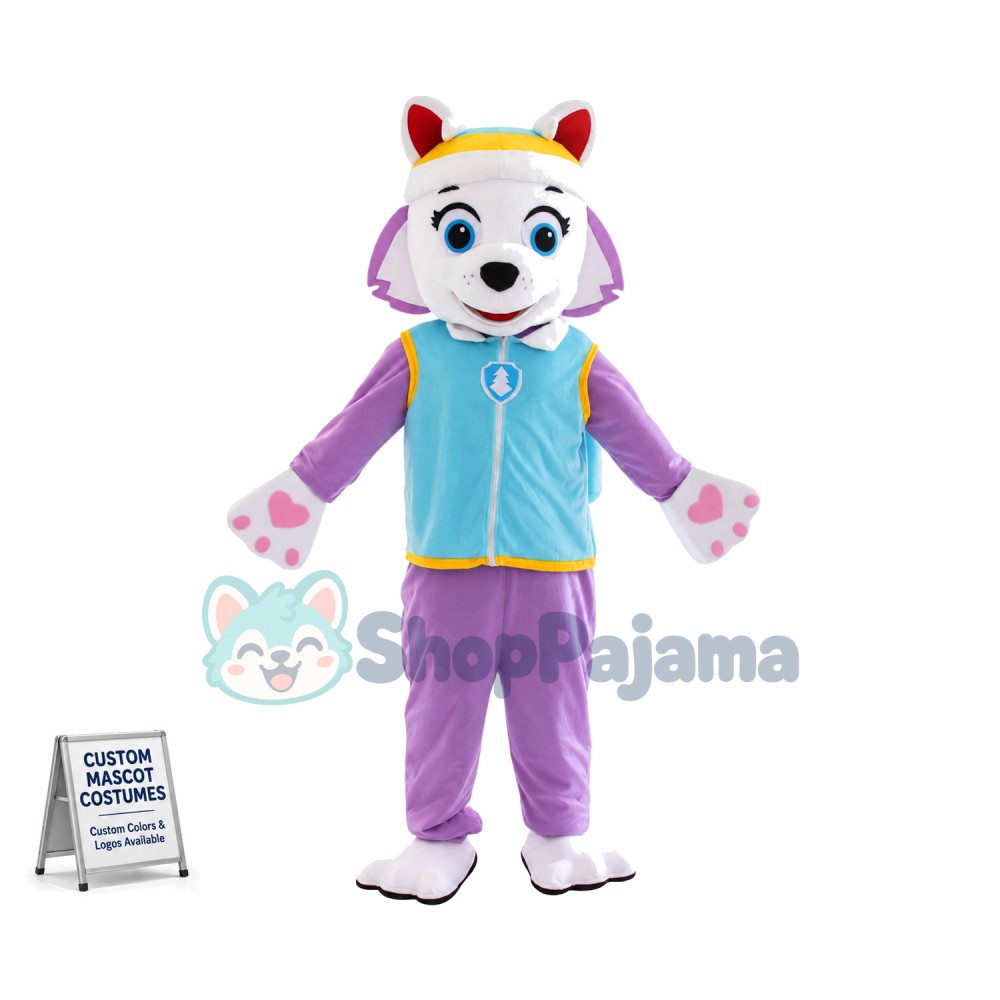 Light Purple PAW Patrol Mascot Costume