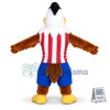 Strong Muscle Player Eagle Mascot Costume