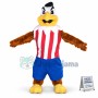 Strong Muscle Player Eagle Mascot Costume