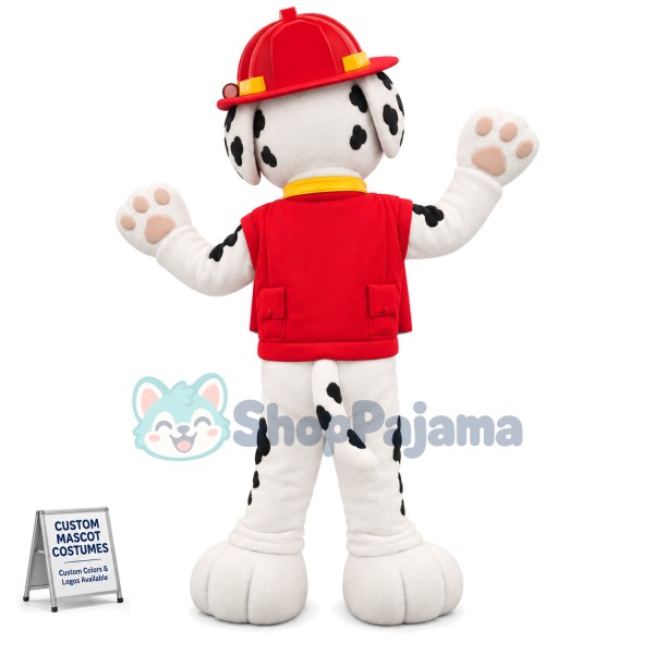 Red PAW Patrol Marshall Mascot Cartoon Costume