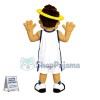 Vigorous Sports Boy With Acne Mascot Costume