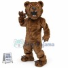 Vigorous Brown Bear Mascot Plush Costume