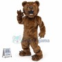 Vigorous Brown Bear Mascot Plush Costume