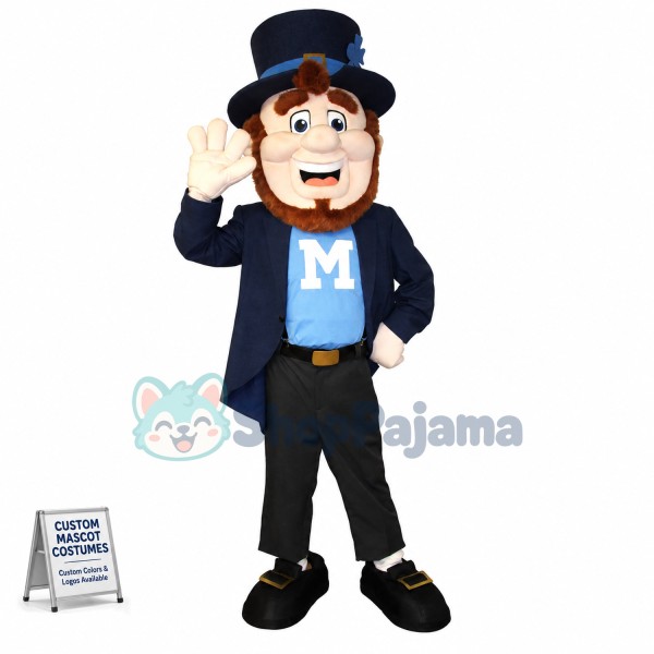 Affable Fat Principal Mascot Costume For School