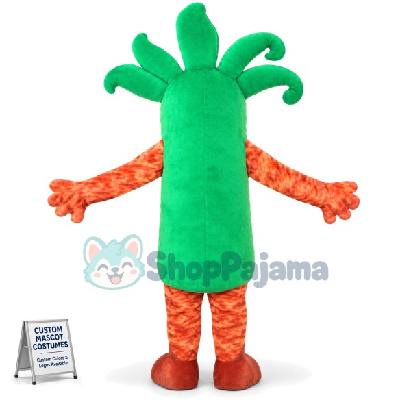 Beach Coconut Tree Mascot Costume