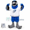 Blue Power Eagle of Rugby Team Mascot Costume