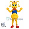 Yellow Ant With Coiled Tentacles Mascot Costume