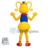 Yellow Ant With Coiled Tentacles Mascot Costume